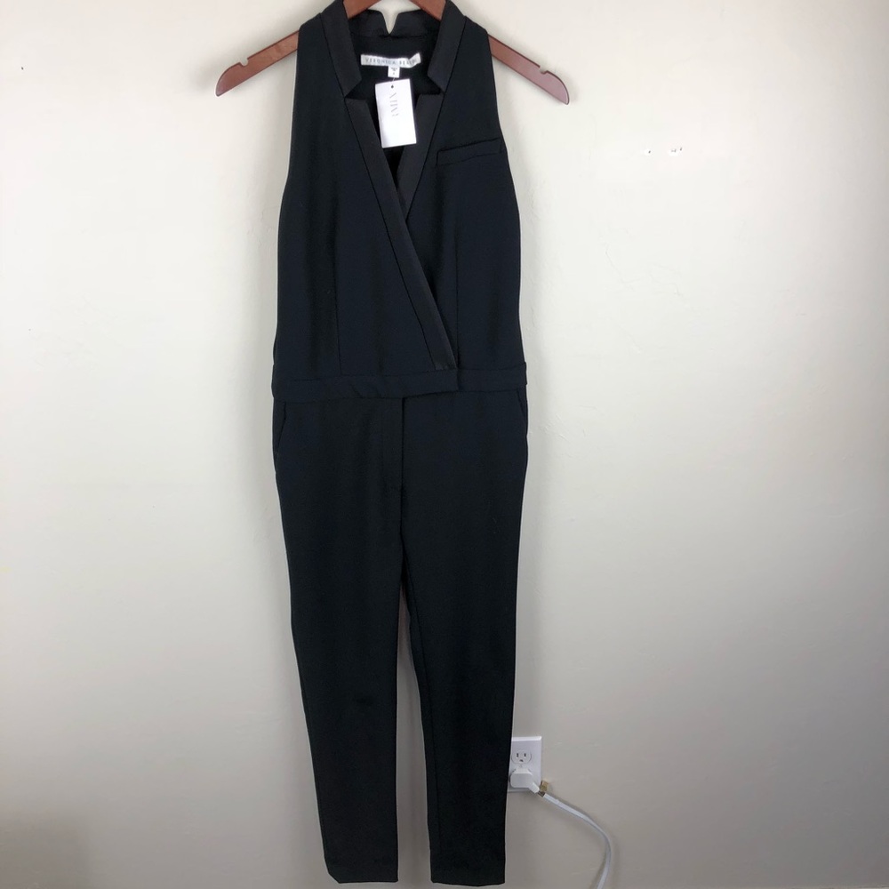 NWT Veronica Beard Tuxedo Jumpsuit 0 - Picture 3 of 7